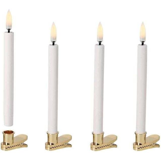 Billede af Uyuni Chandelier Mini White Juletræslys 4 Pærer 4stk